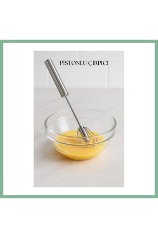 Bşkvirgo Pistonlu Metal Çırpıcı 30 Cm Bsk2026 Çok Renkli