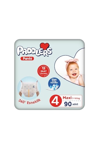 Külot Bebek Bezi 4 Numara Maxi 90 Adet 7-14 Kg Ekstra Fırsat Paketi