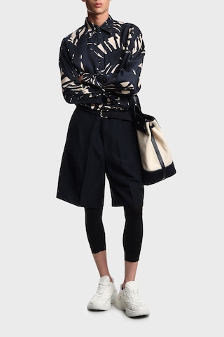 Emporio Armani Erkek Gömlek Em005762 Af13285 F1047 Lacivert-bej