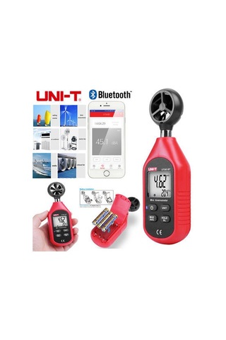 Mastech Ut363Bt Bluetooth Bağlantı Mini Rüzgar Ölçer