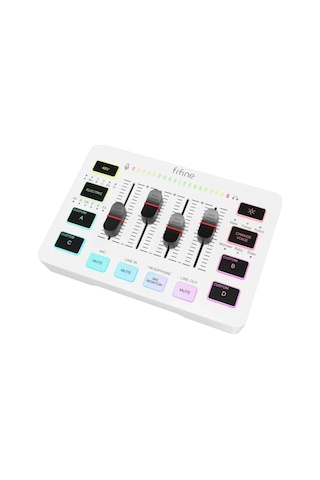 Fifine Sc3 Usb Beyaz Stüdyo Kayit Ses Karti