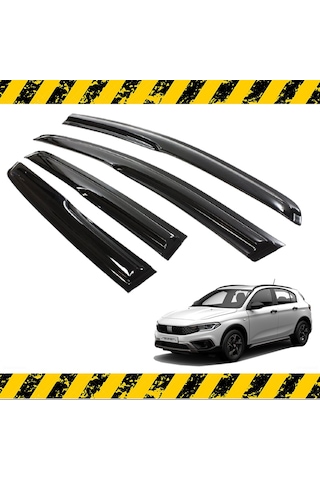 Fiat Egea Cross Mügen Cam Rüzgarlığı 2021 Sonrası 4 Lü Set N11.12260