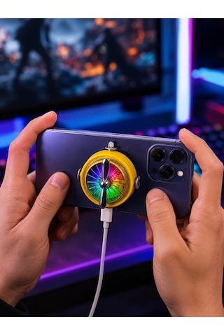Şarj Edilebilir Rgb Telefon Soğutucu Oyun Fanı Diğer
