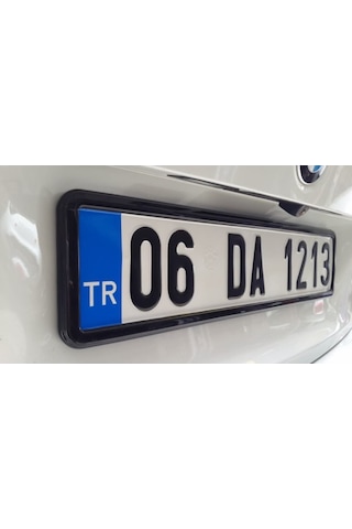 Ubak Yönetmeliğine Uygun . Parlak Siyah Plakalık 2 Adet 228108617