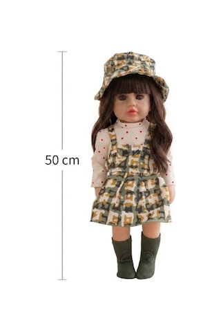 Emzikli Sevimli %100 Et Bebek - 50 Cm Konuşan Gerçekçi Oyun Arkadaşı İnteraktif Eğitici Oyuncak 69818200