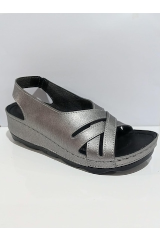 Aryan 37-759 Anatomic Kadın Dolgu Topuk Sandalet Bej