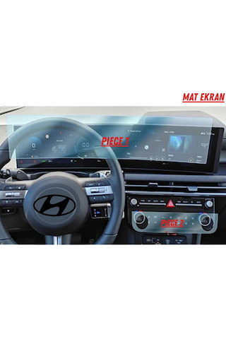 Hyundai Tucson 2026 Hayalet Ve Bilgi Ekran Uyumlu Set Mat Ekran Koruyucu Hyundai Tucson 2026 Hayalet Ve Bilgi Ekran Uyumlu Set Mat Ekran Koruyucu