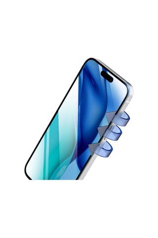 Apple iPhone 15 Uyumlu Recci Rsp-a20hd Full Transparan Temperli Cam Ekran Koruyucu