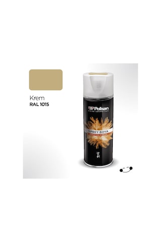 Polisan Akrilik Krem Sprey Boya 400 ml - RAL 1015