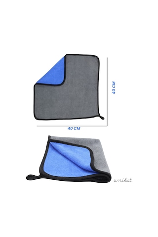 40 40cm Jant , Cam Ve Araç İçi Temizlik İçin Çok Amaçlı Kurulama , Temizleme Havlusu 1 Adet