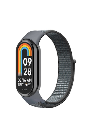 Butam Bilişim Xiaomi Mi Band 9 Krd-03 Hasır Kordon-gri