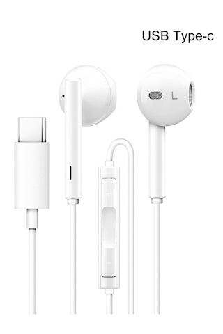 Xiaomi Redmi Note 10 / 11t / 12 / 12 Pro / 13 Pro Uyumlu Mikrofonlu Typec Kulaklık Type-C