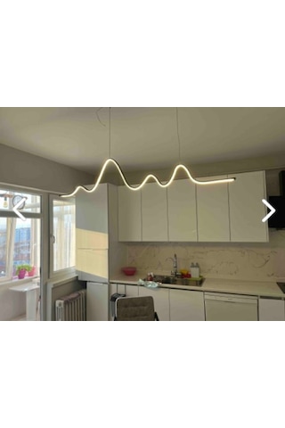 Sarkıt 3 Renk Işık Led Avize 110 cm - Worm