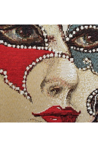 K40-Dokuma Goblen Kırlent Kılıfı