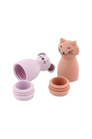 Trixie Mrs. Cat & Mrs. Mouse Su Sıçratan Hayvanlar Banyo Oyuncağı 37-685 Belirtilmemiş