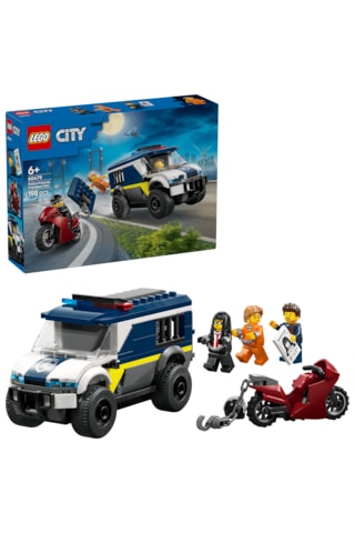LEGO® City Polis Mahkum Nakliye Aracı 60479 - 6 Yaş ve Üzeri Çocuklar için Yaratıcı Oyuncak Yapım Seti (198 Parça)
