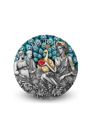 Agakulche Hera Altın Kaplama Gümüş Sikke Coin