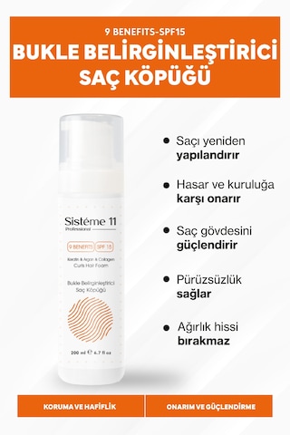Sisteme 11 Bukle Belirginleştirici Köpük 200 Ml