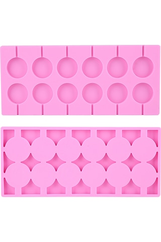 Ximistore9 12'li Dairesel Şekerleme Silikon Kalıbı - Isı Dayanıklı, Dıy Tatlı, Kek, Kurabiye Yapımı Diğer