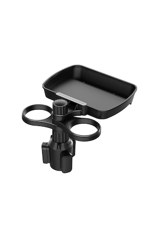 Jng-1048hld Araç İçi Çok Amaçlı Tepsi Masası, Araç Bardak Tutucu, İçecek Tutucu, Masa, Akıllı Telefon Standı, Araç İçi Yemek Rafı Parfümlü Siyah