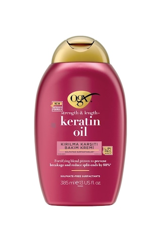 OGX Kırılma Karşıtı Keratin Oil Bakım Sülfatsız Kremi 385 ML