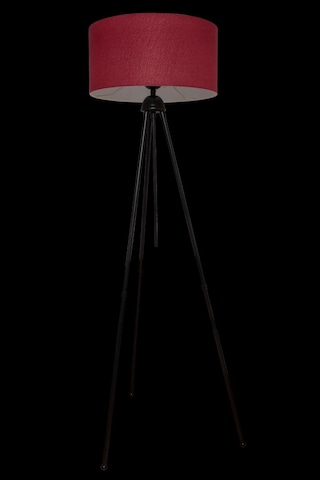 Silindir Başlıklı Bordo Metal Lambader