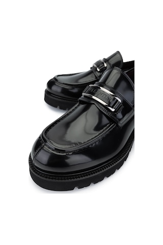 Valentino Valentıno Erkek Hakiki Deri Siyah Loafer Ayakkabı 667 20922 Erk Ayk Y25 Nero Siyah