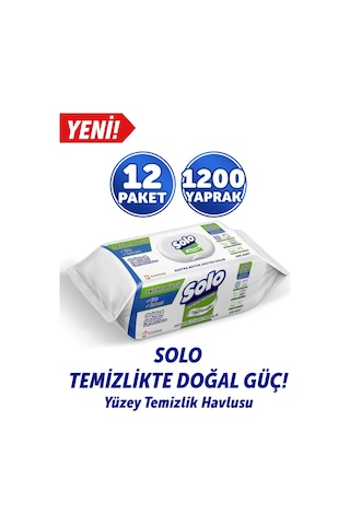 Temizlikte Doğal Güç Okaliptus&çam Esintisi Yüzey Temizlik Havlusu 12'li 1200 Yaprak Diğer