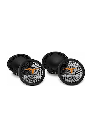 Dator 20cm Hoparlör Kapağı - Dator Logolu Kaliteli Plastik Midrange Hoparlör Kapak 20 Cm - 2 Adet