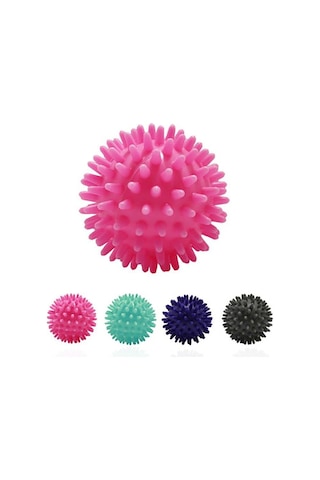 Dikenli Masaj Topu Medikal El Ayak Parmak Rehabilitasyon Massage Pembe