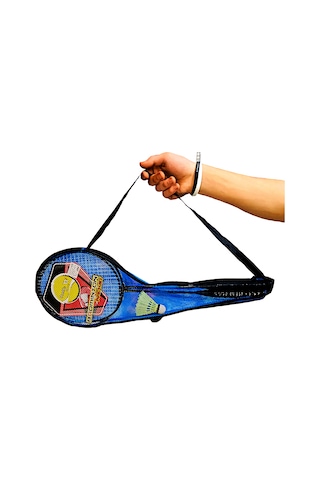 Badminton Raketi Set 2 Raket 1 Top Çantalı