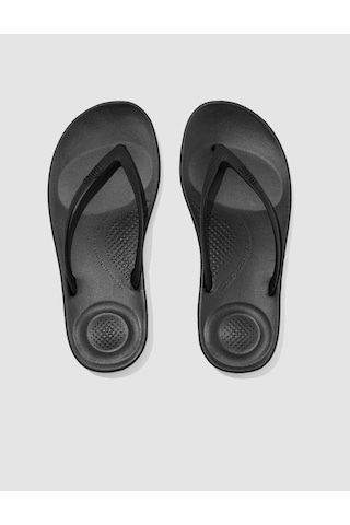 Fitflop Iqushıon Ergonomıc E54 Siyah Kadın Parmak Arası Terlik Siyah