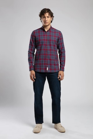 Lee Cooper Erkek Gömlek 261 Lcm 241075 2562 Lacivert-bordo Lacivert-bordo