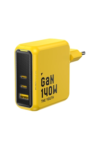 Aohi Starship 10.000 Mah 210w Powerbank, Youth 3 Portlu 140w Şarj Adaptörü Seti Siyah