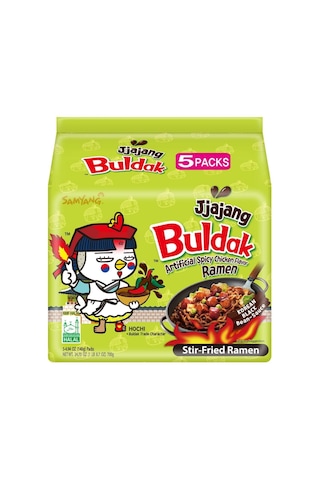 Buldak Jjajang Ramen Orjinal Kore Noodle Helal 140gr 5 Adet