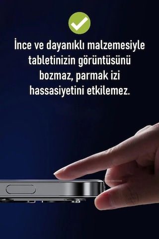 Apple Uyumlu iPad  Air 13 Inç 2024 Nano Kırılmaz Ekran Koruyucu Şeffaf Esnek Cam Tam