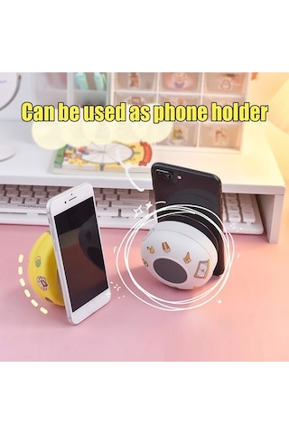 Supermarket1 Su Geçirmez Mini Bluetooth Hoparlör - Duvar Ve Araç İçin, Type-c Şarj, Düşük Enerji Kullanımı