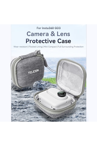 Springsun Telesın Is-hcc-001 Spor Kamera Kılıfı Dijital Kamera Kılıfı Taşınabilir Saklama Çantası Dijital Kamera İçin Koruyucu Çanta Yarı