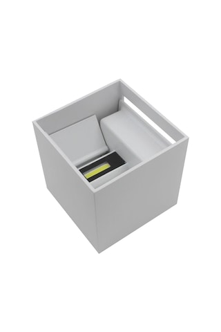 Homyl Kare Led Duvar Lambası Aplik Koridor Beyaz-sıcak-ışık Beyaz Sıcak Işık