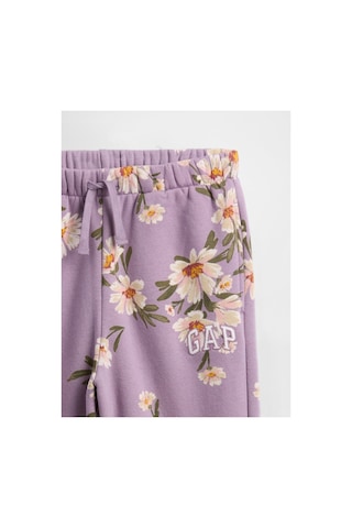 Kız Çocuk Relaxed Gap Logo Jogger Eşofman Altı Mor
