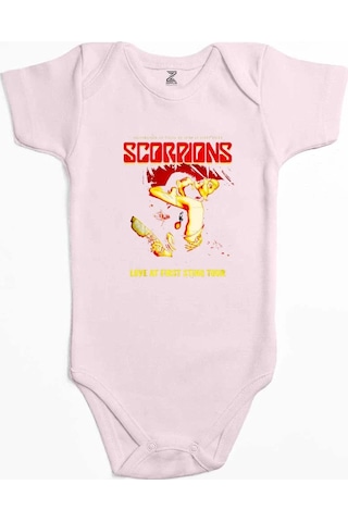 Zepplin Giyim Scorpions Love At First Sting Mavi Bebek Body Zıbın