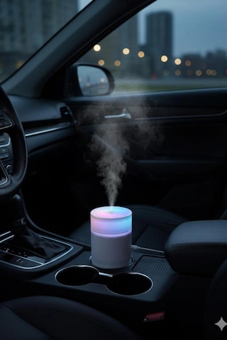 Sd12 Taşınabilir Mini Usb Hava Nemlendirici Araç Ve Ofis İçin Renkli Işıklı