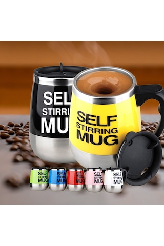 Ximistore9 Otomatik Karıştırıcı 400ml Kupa - Çay Kahve Süt İçin Elektrikli, Yemek Grubu Çelik, Pembe, Sponsorsuz Hediyelik Diğer