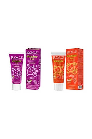 R.o.c.s. Junior 6-12 Diş Macunu Orman Meyveli Ve Junior Çocuklar İçin Bitkisel İçerikli Diş Macunu 6-12 Yaş Meyve Ağız Kokusu Önleyici