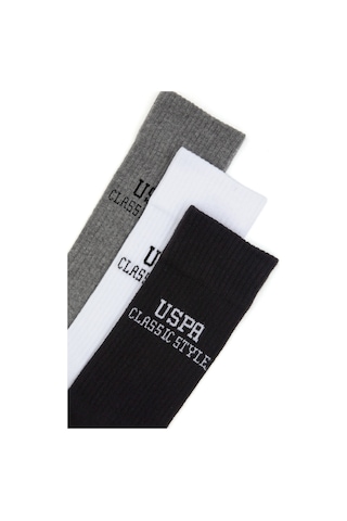 U.s. Polo Assn. Erkek Siyah Çorap Soket 50317969-vr046 Siyah