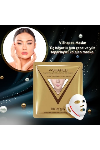V Shaped Gıdı ve Yüz Ovalını Toparlayıcı Maske