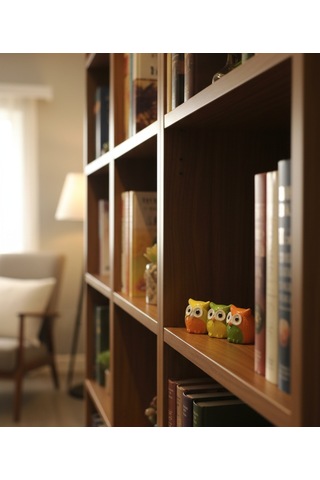 Artepieza Üç Bilge Baykuş Seti-renkli Dostlar Baykuş Seti-3 Lü Dekoratif Mini Set- Sarı-yeşil-turuncu 4 4 4 4