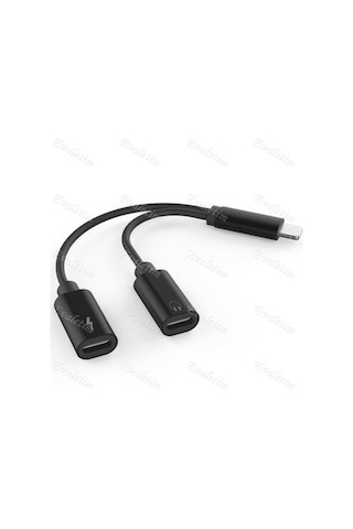 Apple Uyumlu iOS iPhone 7 8 X Plus Lightning Kulaklık Şarj Çoklayıcı 4313P Ç