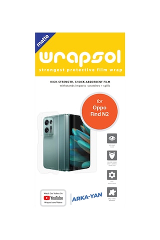 Oppo Find N2 Mat Arka Ve Yan Koruyucu Film