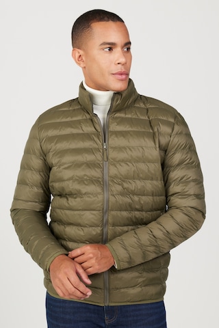 AC&Co / Altınyıldız Classics Erkek Hakı Standart Fit Normal Kesim Dik Yaka Mont Haki